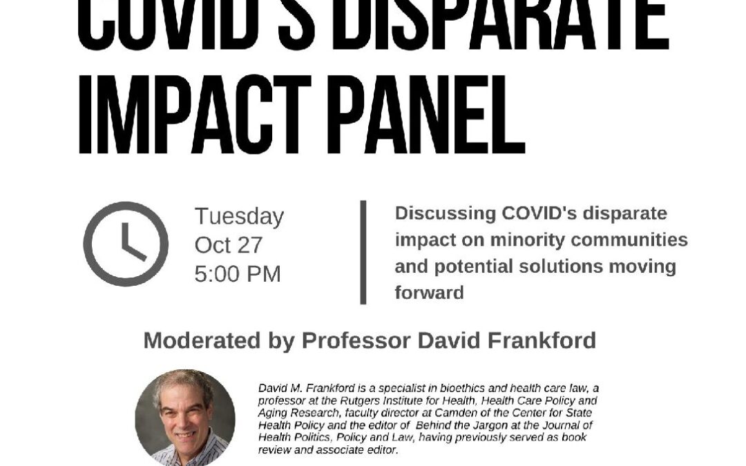 Flyer – COVID Disparate Impact Panel